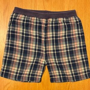 Boys Reversible Lilly & Sid Plaid Shorts - Size 6-7 years